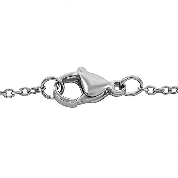 NEW Mojave Green Turquoise Pendant in Platinum Over Copper with Magnet w/Chain - Picture 4 of 4